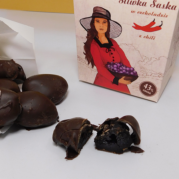 Słodycz z nutą ognia – wyjątkowa śliwka w czekoladzie z chilli