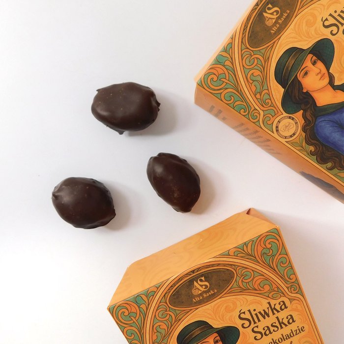Śliwka w czekoladzie deserowej 150g