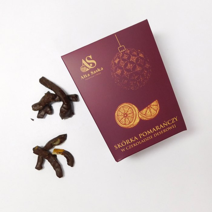Skórka pomarańczy w czekoladzie 120g