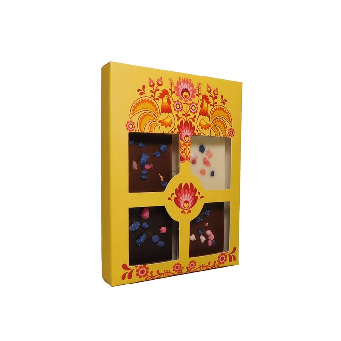 Czekolada z kwiatami 30g - Folk
