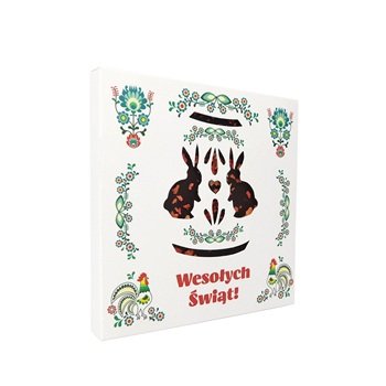 Czekolada z truskawką 80g - Wielkanoc