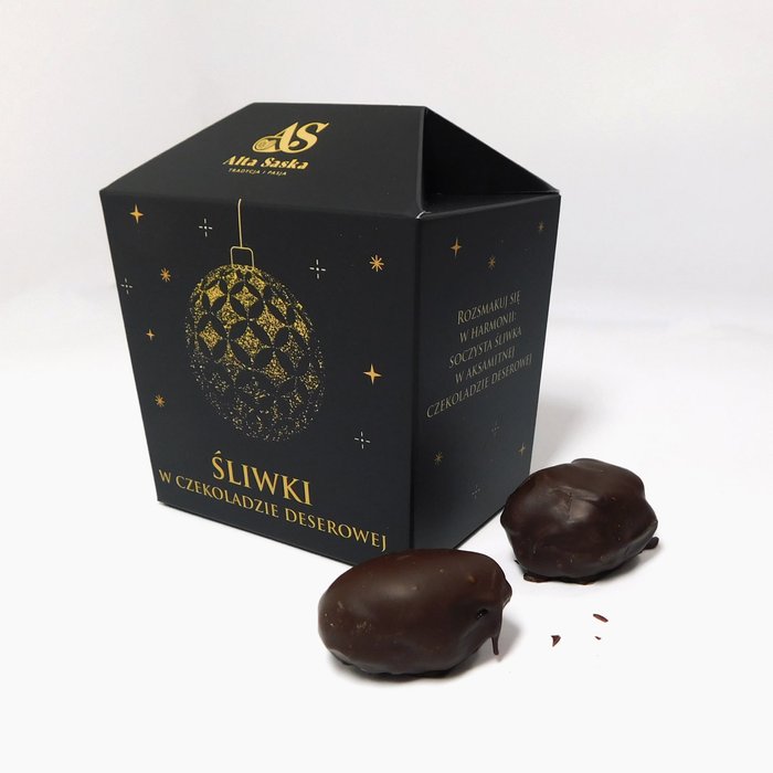 Śliwki  w czekoladzie deserowej 150g