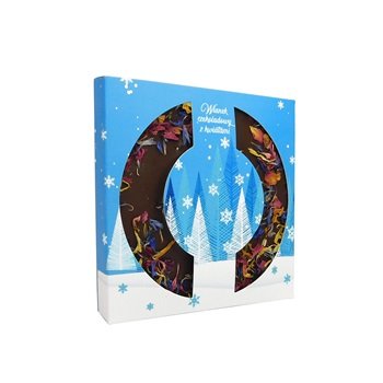 Wianek czekoladowy z kwiatami 50g