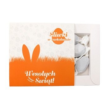 Śliwki w czekoladzie deserowej - cukierki 100g Wielkanoc