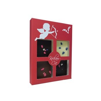 Czekolada z kwiatami 30g - Amorek