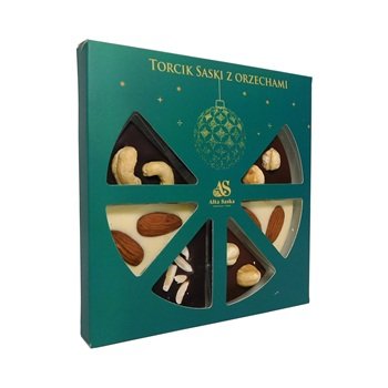 Torcik Saski Czekoladowy z orzechami 70g