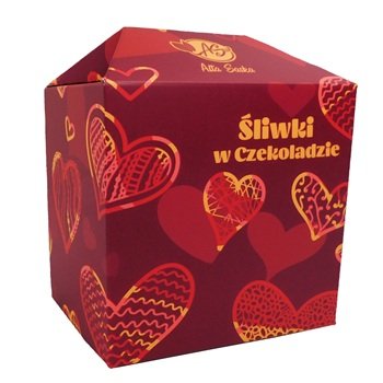 LOVE II Śliwki w czekoladzie deserowej 150g