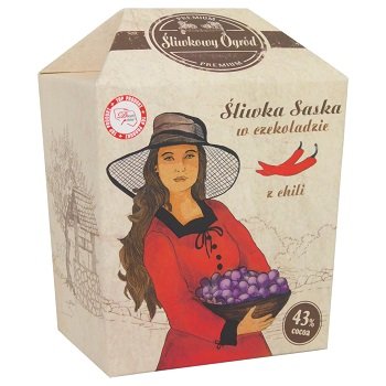 Śliwka w czekoladzie z chili 150g