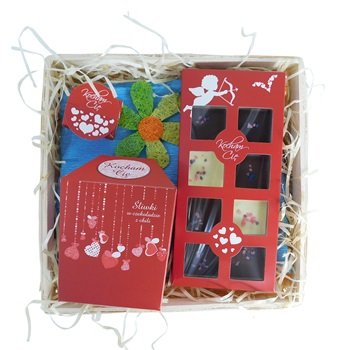 Walentynkowy zestaw prezentowy "Kocham Cię"