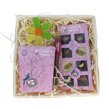 Wielkanocny zestaw prezentowy - Purple z przyprawą