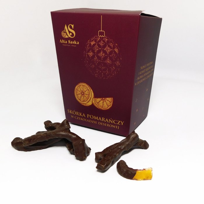 Skórka pomarańczy w czekoladzie 120g