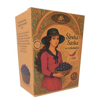 Śliwka w czekoladzie z chili 150g