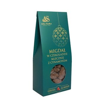 Migdały w czekoladzie mlecznej z cynamonem 100g
