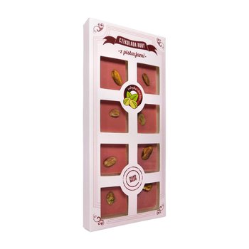 Czekolada Ruby z pistacjami 60g