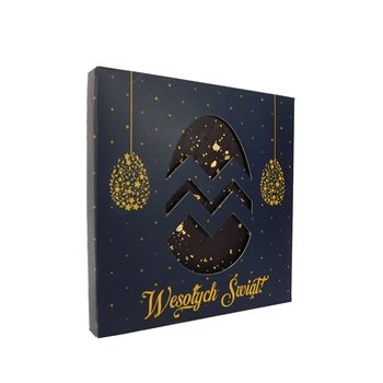 Czekolada z płatkami jadalnego złota 70g - Pisanka, Wielkanoc