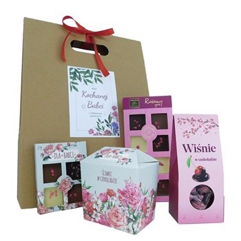 Słodki zestaw dla Babci - Pink