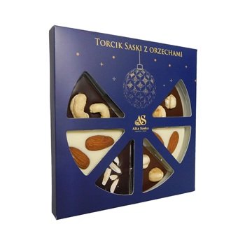Torcik Saski Czekoladowy z orzechami 70g