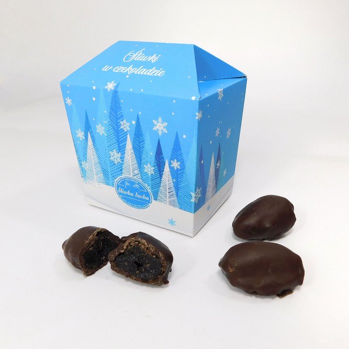 Śliwki  w czekoladzie deserowej 150g