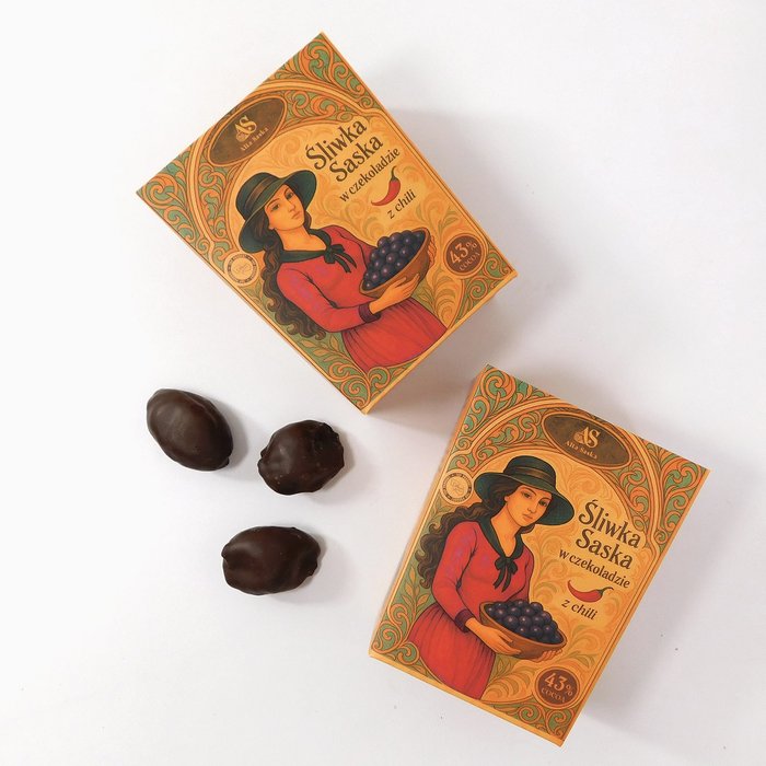 Śliwka w czekoladzie z chili 150g