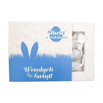 Śliwki w czekoladzie deserowej - cukierki 100g Wielkanoc