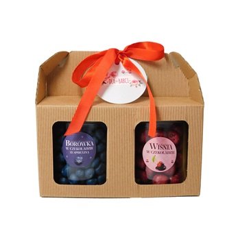 Zestaw dla Babci - borówka i wiśnia 2x200g