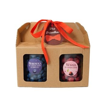 Zestaw dla Dziadka - borówka i wiśnia 2x200g