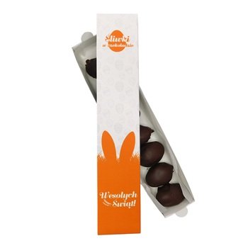 Śliwki w czekoladzie deserowej 140g - Wielkanoc