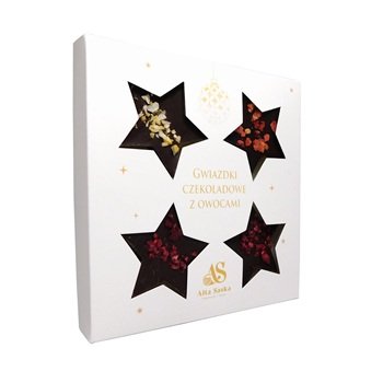 Gwiazdki czekoladowe z owocami 50g