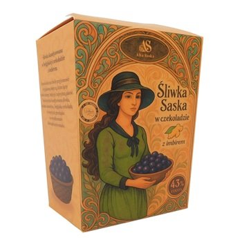 Śliwka w czekoladzie z imbirem 150g