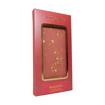 Czekolada RUBY z płatkami  jadalnego złota 100g