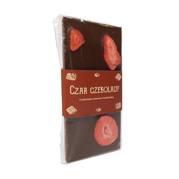 Czekolada mleczna z truskawką 100g