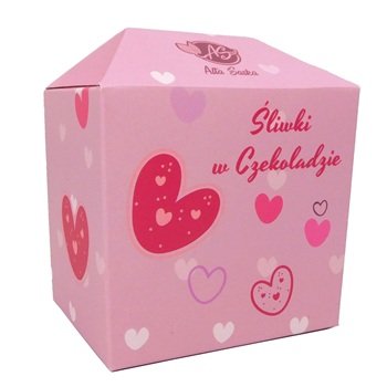 LOVE Śliwki w czekoladzie deserowej 150g 