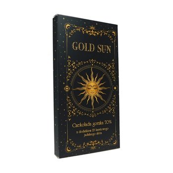Czekolada Gold Sun gorzka z płatkami jadalnego złota 100g